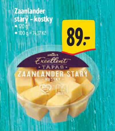 Zaanlander starý - kostky 120 g
