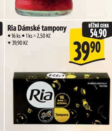 Ria Dámské tampony  16 ks 