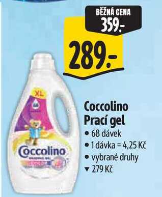 Coccolino Prací gel, 68 dávek