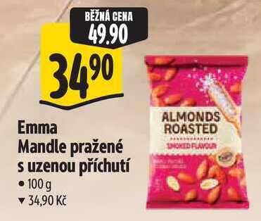 Emma Mandle pražené s uzenou příchutí, 100 g