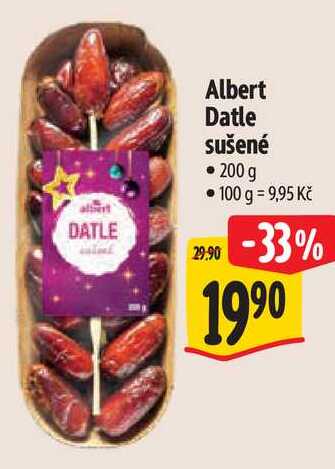 Albert Datle sušené, 200 g