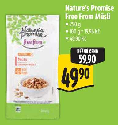 Nature's Promise Free From Müsli, 250 g