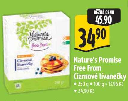 Nature's Promise Free From Cizrnové lívanečky, 250 g