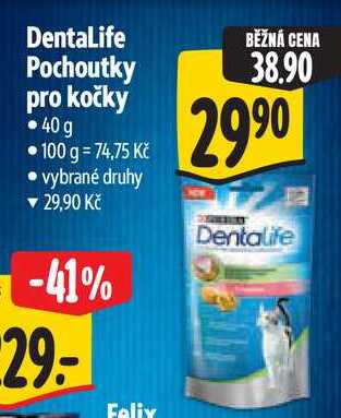DentaLife Pochoutky pro kočky, 40 g