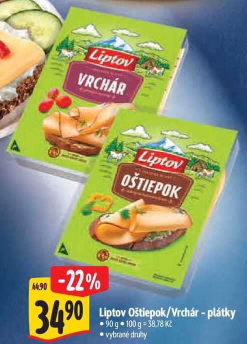Liptov Oštiepok/Vrchár - plátky, 90 g