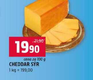 CHEDDAR SÝR 100g