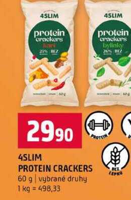 4SLIM PROTEIN CRACKERS 60 g vybrané druhy