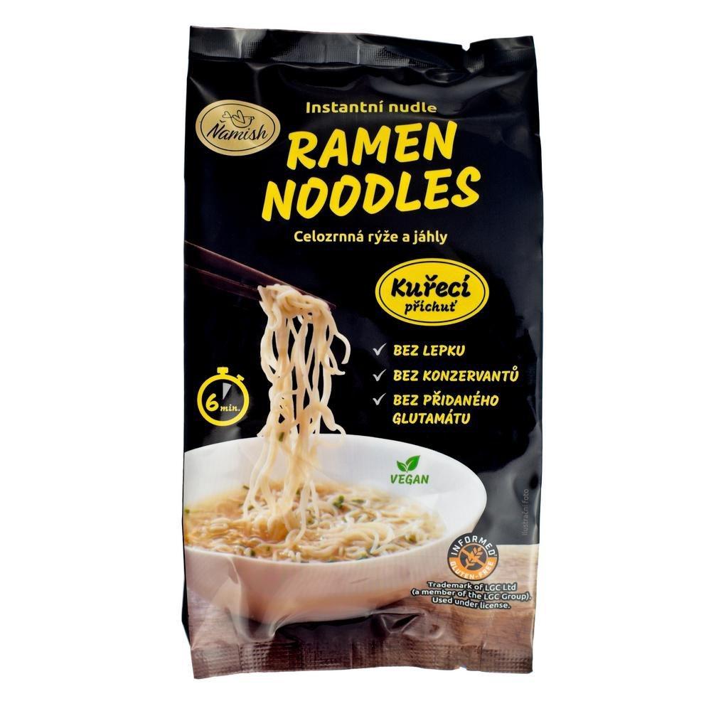Ňamish Instantní nudle celozrnná rýže a jáhly, 57 g