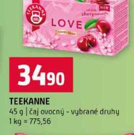 TEEKANNE 45 g čaj ovocný vybrané druhy
