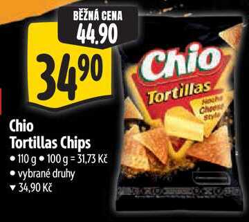 Chio Tortillas Chips, 110 g