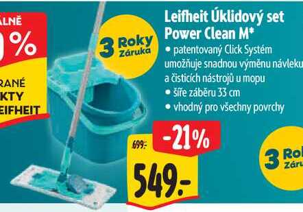Leifheit Úklidový set Power Clean M