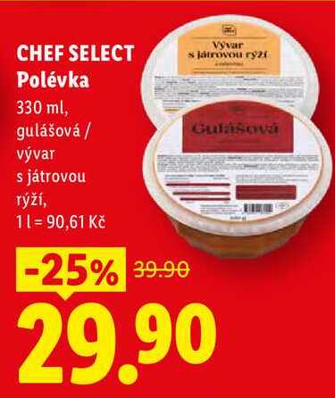 CHEF SELECT Polévka, 330 ml