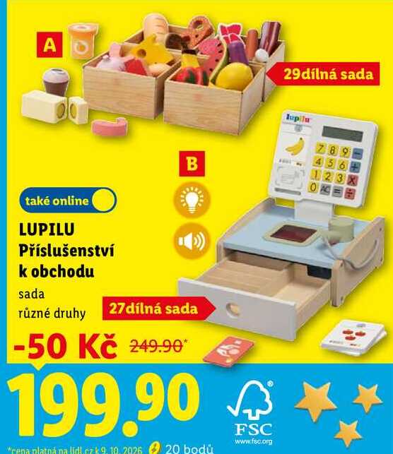 LUPILU Příslušenství k obchodu
