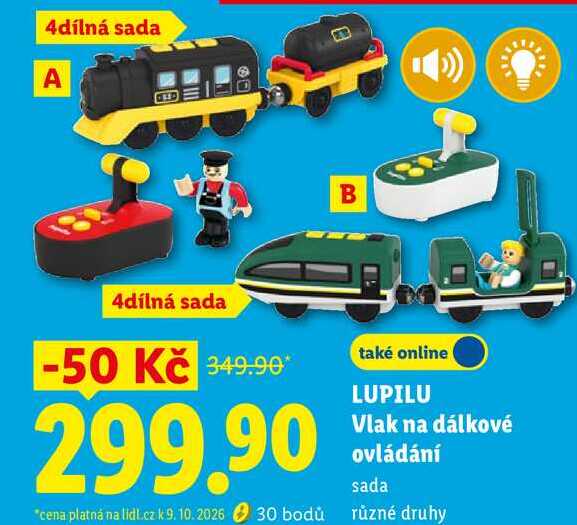LUPILU Vlak na dálkové ovládání