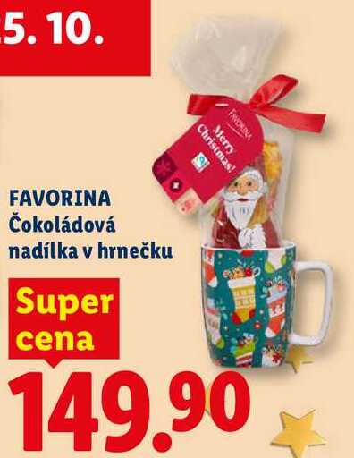 FAVORINA Čokoládová nadílka v hrnečku