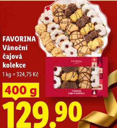 FAVORINA Vánoční čajová kolekce, 400 g 