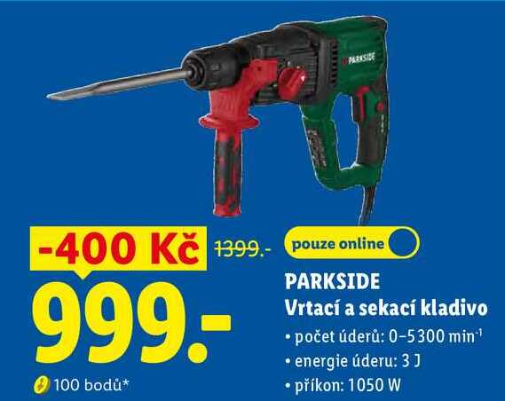 PARKSIDE Vrtací a sekací kladivo