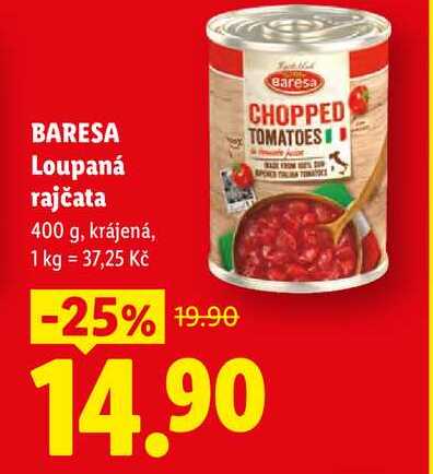 BARESA Loupaná rajčata, 400 g