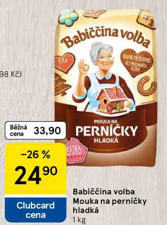 Babiččina volba Mouka na perníčky hladká, 1 kg