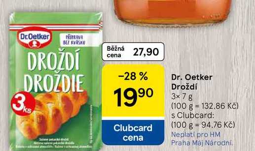 Dr. Oetker Droždí, 3x7 g