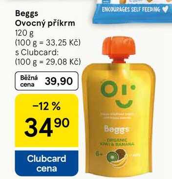 Beggs Ovocný příkrm, 120 g
