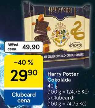 Harry Potter Čokoláda, 40 g