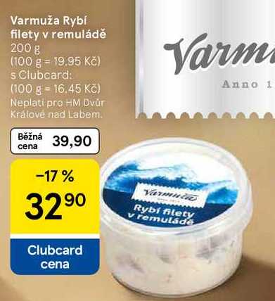 Varmuža Rybí filety v remuládě, 200 g