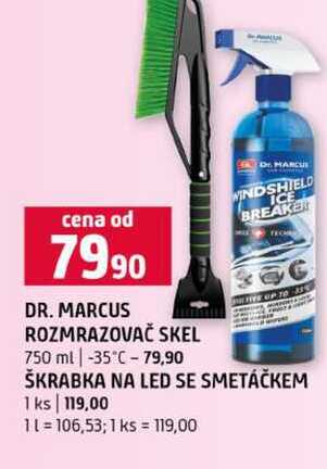 DR. MARCUS ROZMRAZOVAČ SKEL 750 ml -35°C ŠKRABKA NA LED SE SMETÁČKEM 1 ks