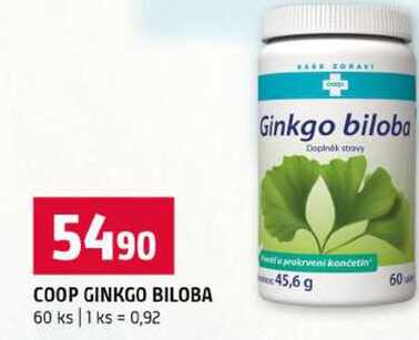 COOP GINKGO BILOBA 60 ks