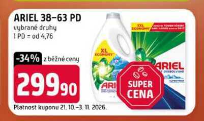 ARIEL 38-63 PD vybrané druhy 