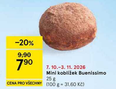 Mini koblížek Buenissimo, 25 g