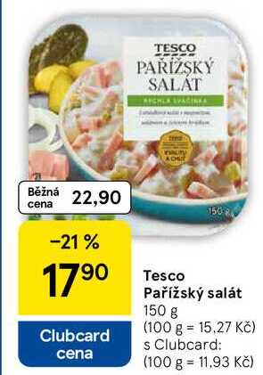 Tesco Pařížský salát, 150 g
