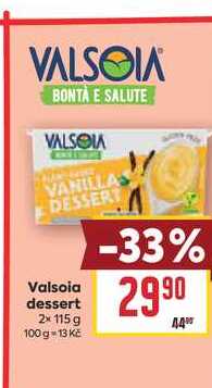 Valsoia dessert 2x 115 g