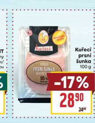 Kuřecí prsní šunka 100 g