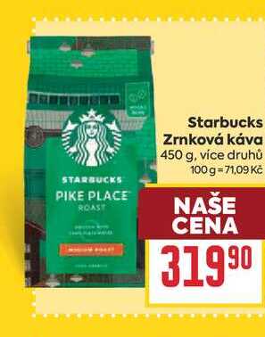Starbucks Zrnková káva 450 g
