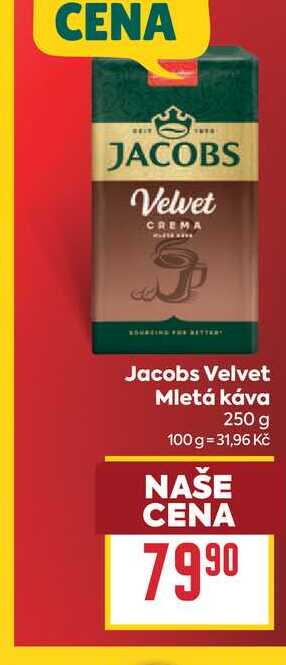 Jacobs Velvet Mletá káva 250 g