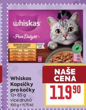 Whiskas Kapsičky pro kočky 12× 85 g