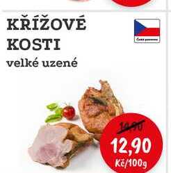 KŘÍŽOVÉ KOSTI velké uzené 100g