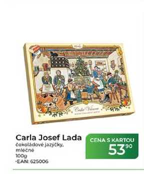 Carla Josef Lada čokoládové jazýčky mléčné 100g