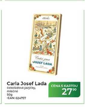 Carla Josef Lada čokoládové jazýčky mléčné 50g
