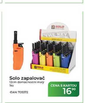 Solo zapalovač 12cm domácnostmi malý 1ks