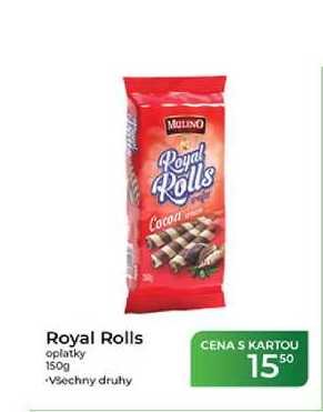 Royal Rolls oplatky 150g