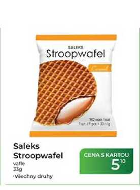 Saleks Stroopwafel vafle 33g