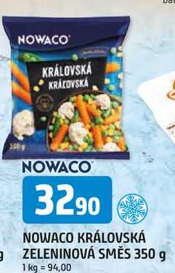 NOWACO KRÁLOVSKÁ ZELENINOVÁ SMĚS 350 g