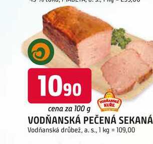 VODŇANSKÁ PEČENÁ SEKANÁ 100g