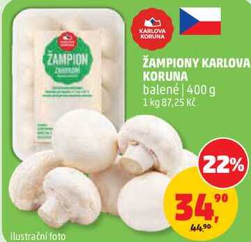 ŽAMPIONY KARLOVA KORUNA balené, 400 g 