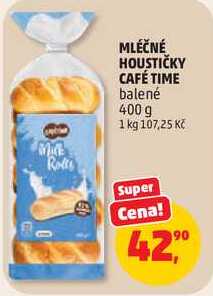 MLÉČNÉ HOUSTIČKY CAFÉ TIME balené, 400 g