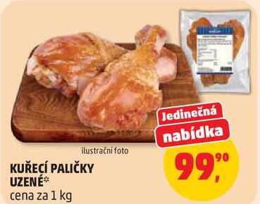 KUŘECÍ PALIČKY UZENÉ, 1 kg