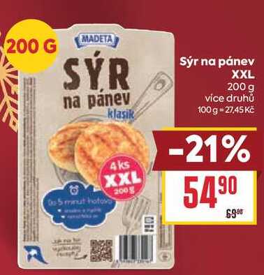 Sýr na pánev XXL 200 g 