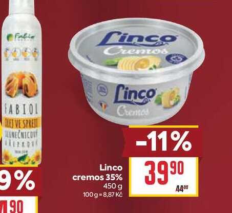 Linco Cremes Linco cremos 35% 450 g